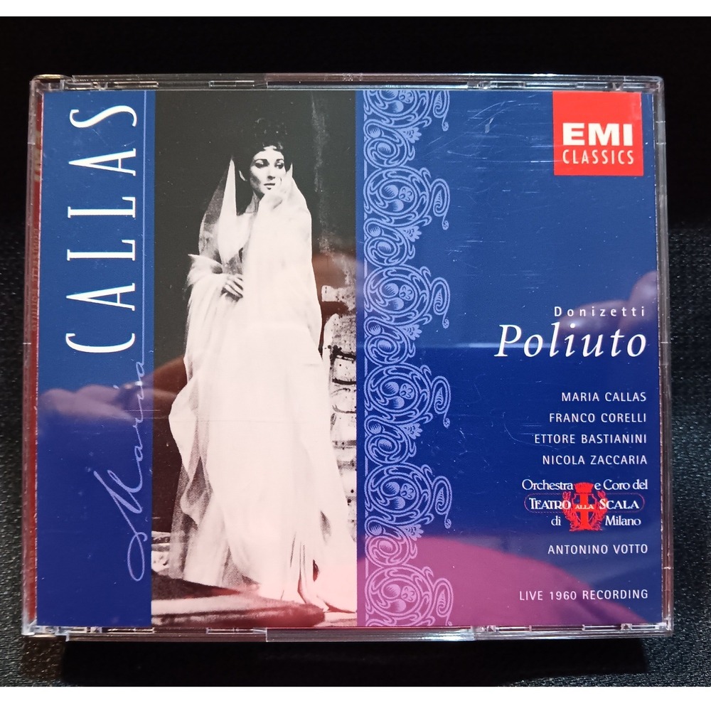 Maria Callas Donizetti Poliuto 2 CD Set 1997 EMI Franco Corelli Antonino Votto - Picture 5 of 8